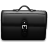 Grey Business Suitcase Icon